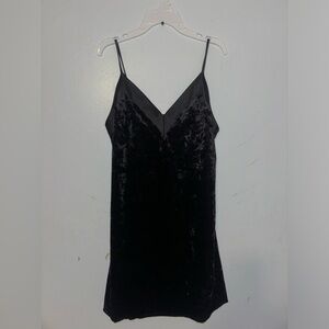 lulus mini velvet dress, size S